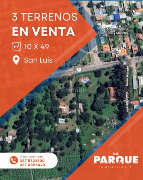 Terreno en Venta en San Luis, Salta