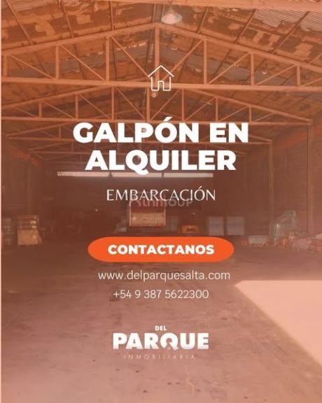 Galpon en Alquiler en General Jose de San Martin, Salta