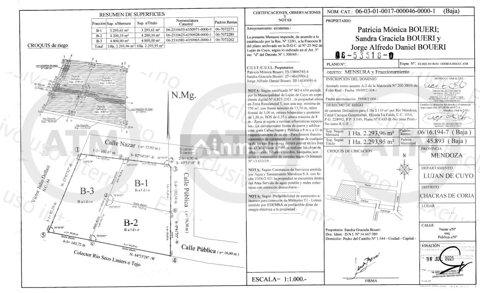 Terreno en Venta en Lujan de Cuyo, Mendoza