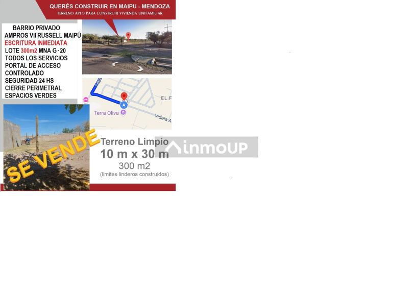 Lote en Venta en Maipu, Mendoza