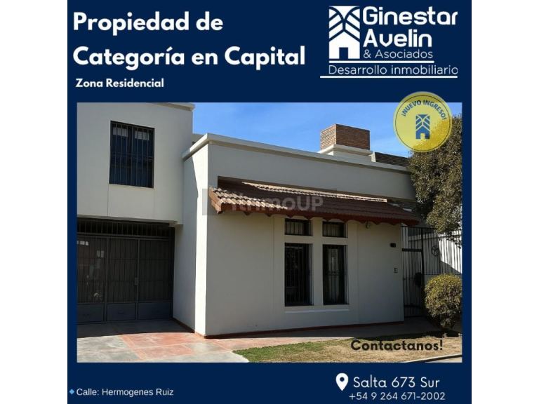Casa en Venta en Capital, San Juan