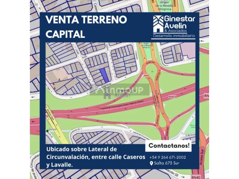 Lote en Venta en Capital, San Juan