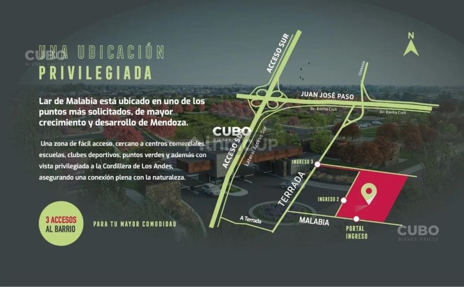 Lujan de Cuyo Avenida Malabia Barrio Lar de Malabia