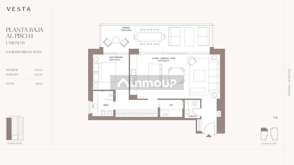 Departamento en Venta en Capital, Mendoza