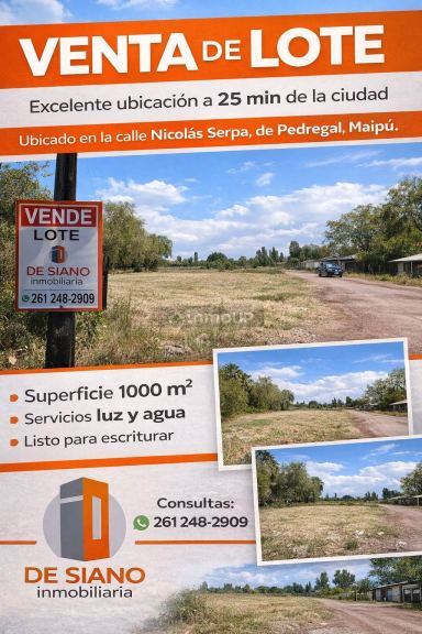 Lote en Venta en Maipu, Mendoza