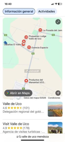 Terreno en Venta en Tunuyan, Mendoza