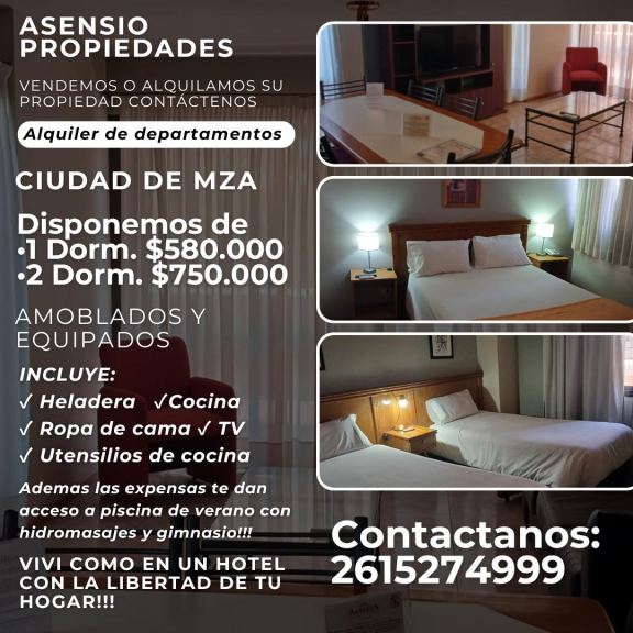 Departamento en Alquiler en Capital, Mendoza