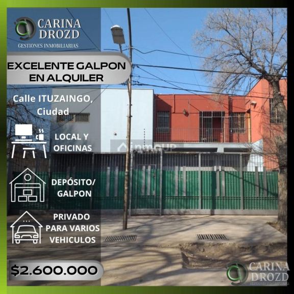 Galpon en Alquiler en Capital, Mendoza
