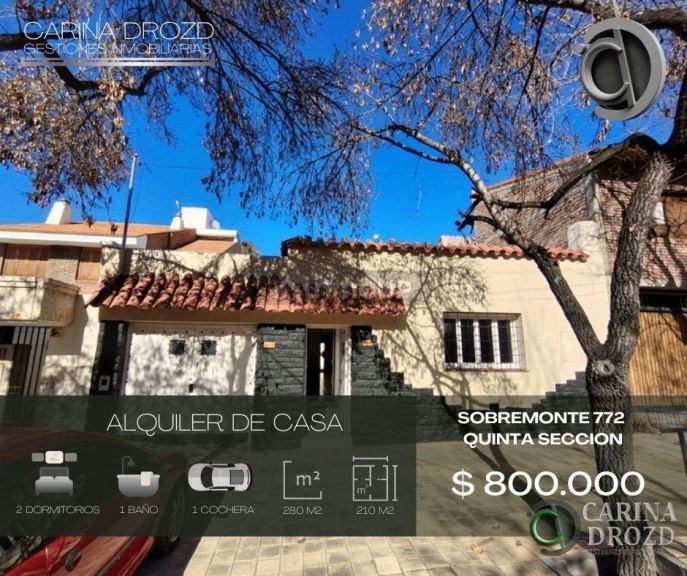 Casa en Alquiler en Capital, Mendoza