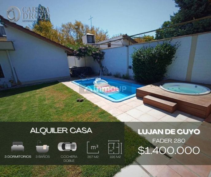 Casa en Alquiler en Lujan de Cuyo, Mendoza