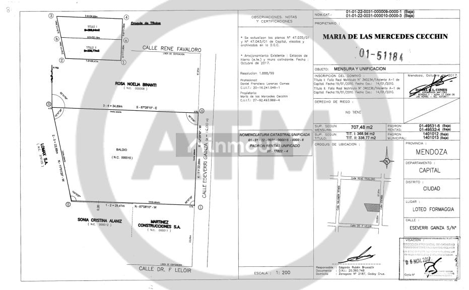 Lote en Venta en Capital, Mendoza