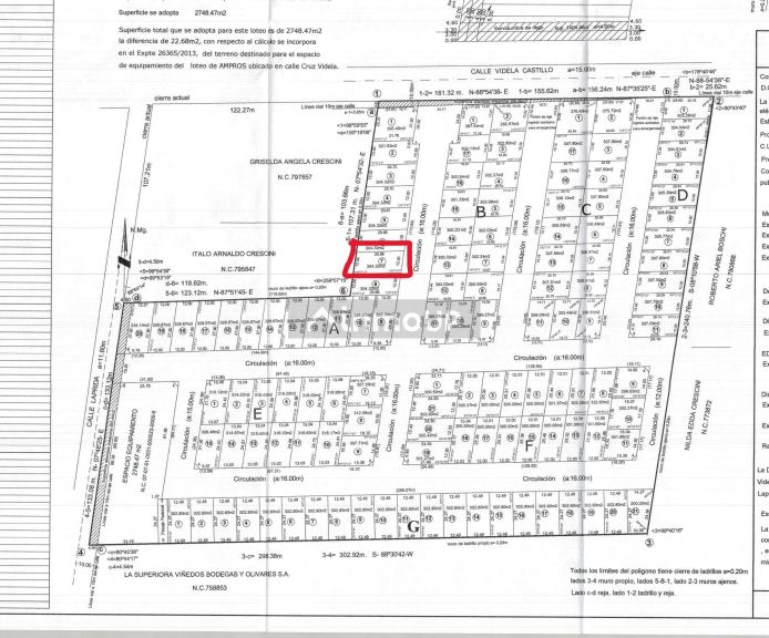 Lote en Venta en Maipu, Mendoza