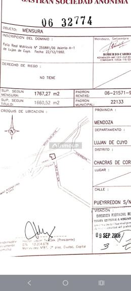 Lote en Venta en Lujan de Cuyo, Mendoza