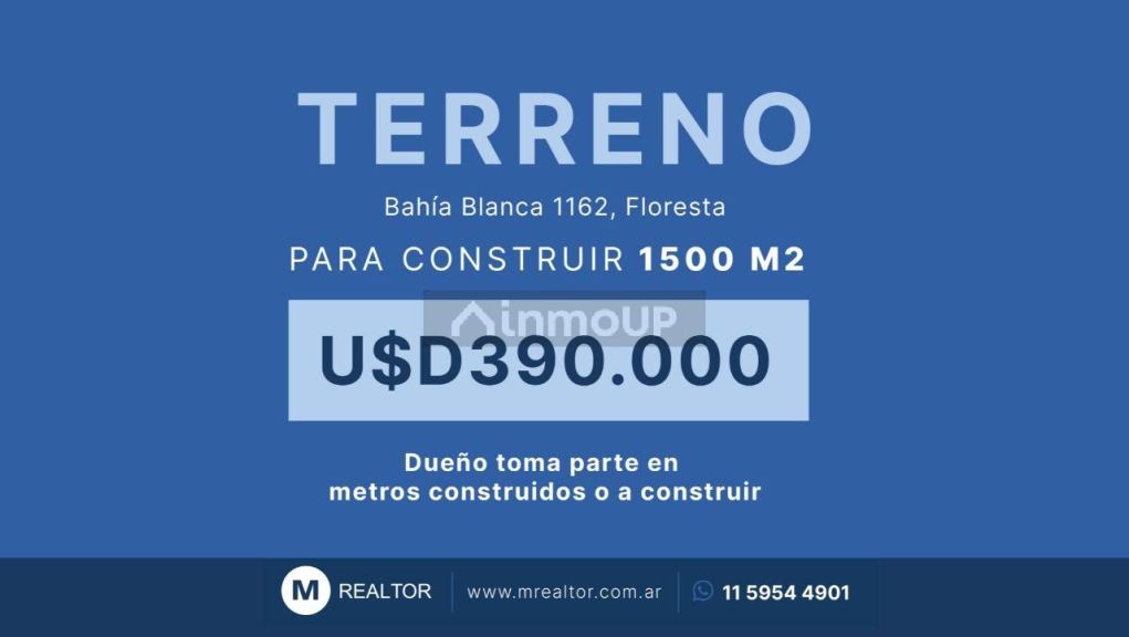 Lote en Venta en Floresta, Capital Federal