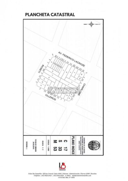 Lote en Venta en Chacarita, Capital Federal