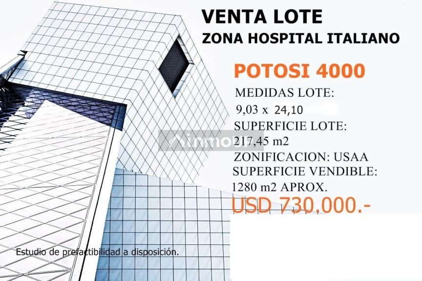 Lote en Venta en Almagro, Capital Federal