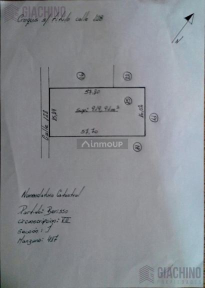 Terreno en Venta en Berisso, G.B.A. Zona Sur