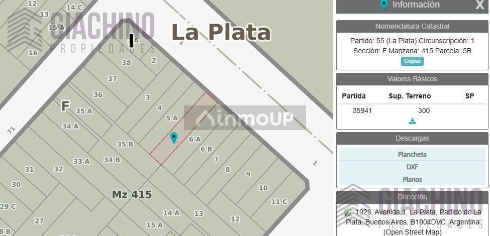 Terreno en Venta en La Plata, G.B.A. Zona Sur