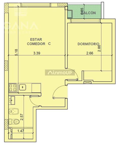 Departamento en Venta en Rosario, Santa Fe - USD 51.500 | Inmoup - 12