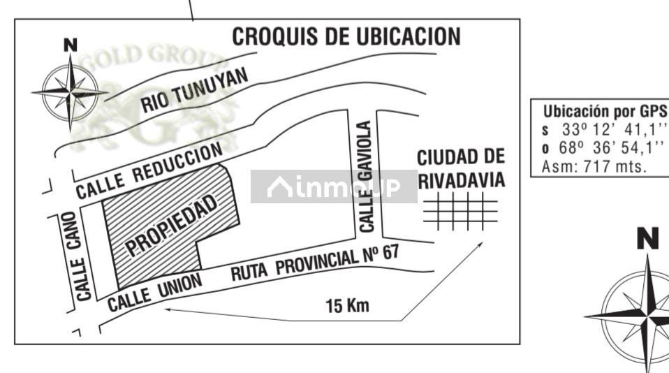 Finca en Venta en Rivadavia, Mendoza