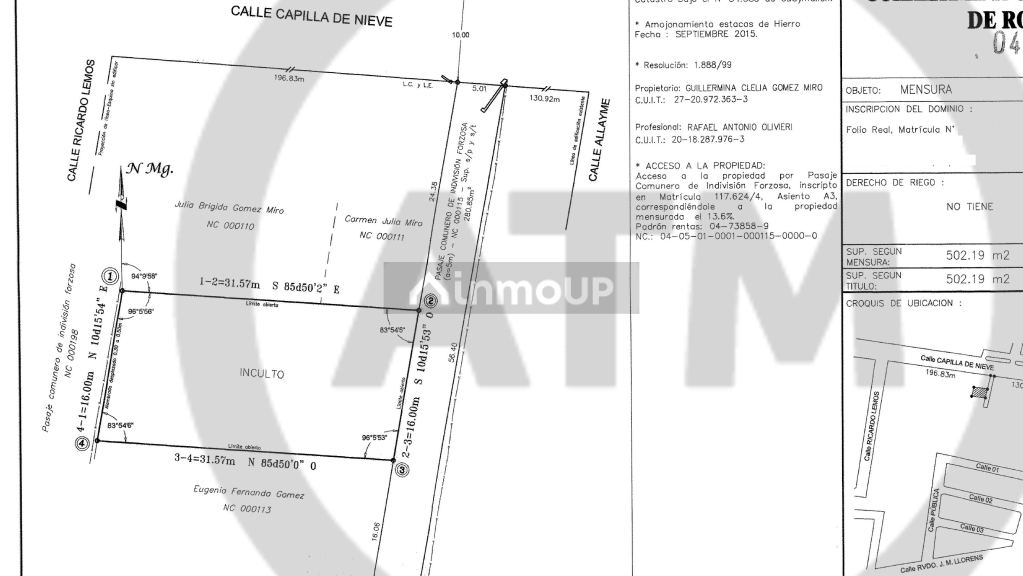 Lote en Venta en Guaymallen, Mendoza
