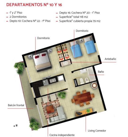 Departamento en Alquiler en Godoy Cruz, Mendoza