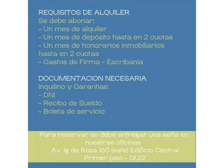 Departamento en Alquiler en Capital, San Juan