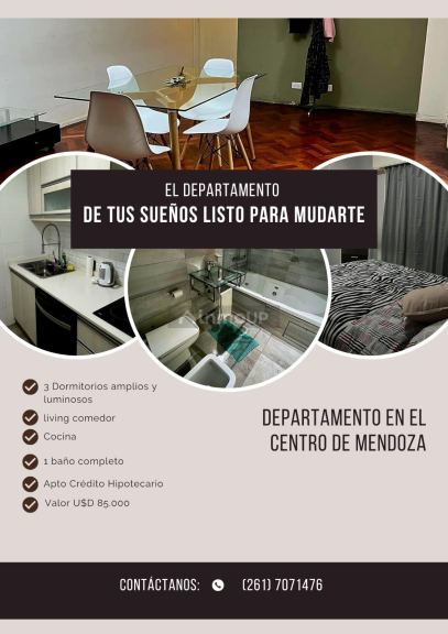 Departamento en Venta en Capital, Mendoza