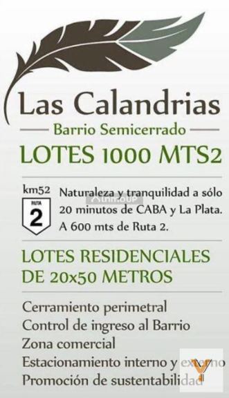 Terreno en Venta en Coronel Brandsen, Buenos Aires Interior