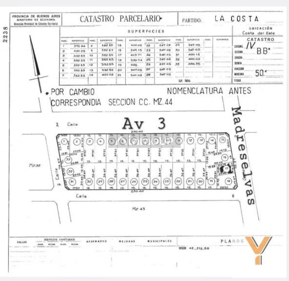 Terreno en Venta en De la Costa, Buenos Aires Costa Atlantica