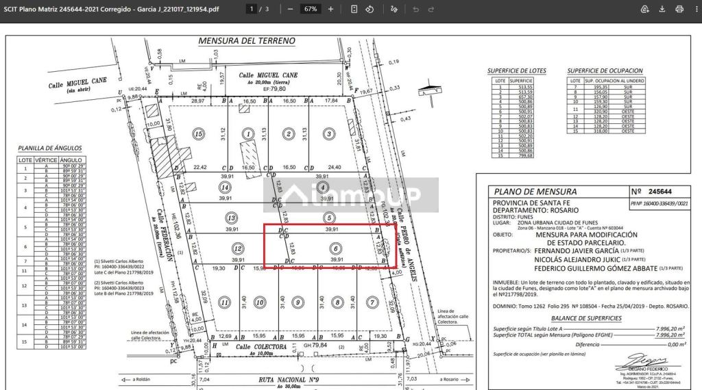 Terreno en Venta en Funes, Santa Fe