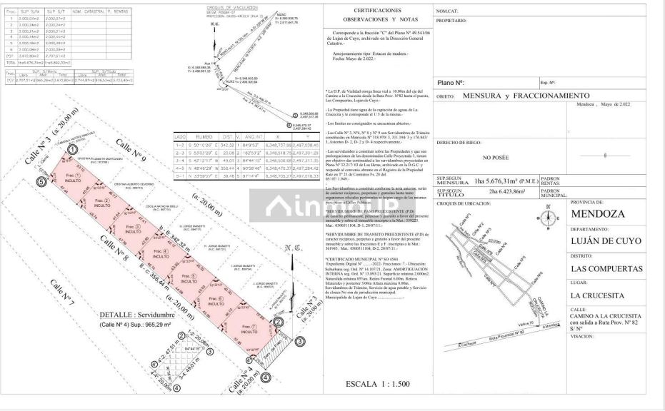 Lote en Venta en Lujan de Cuyo, Mendoza