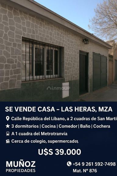Casa en Venta en Las Heras, Mendoza