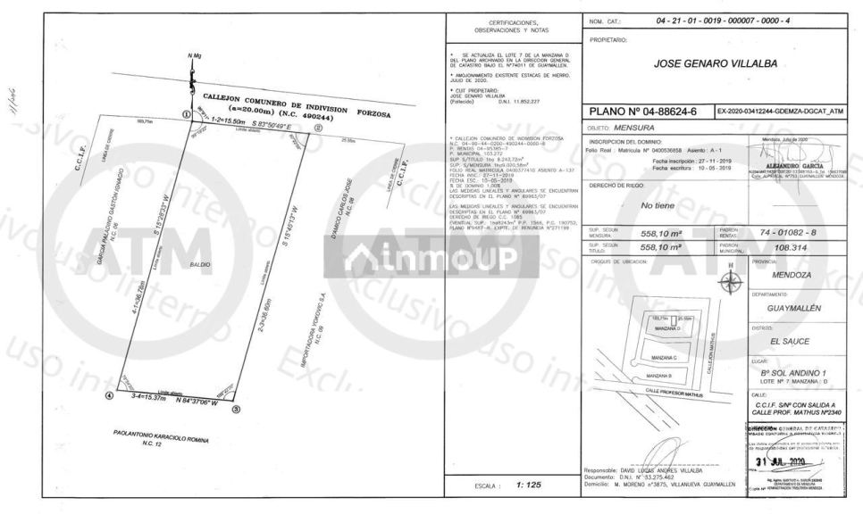 Lote en Venta en Guaymallen, Mendoza