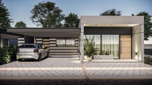 Maipu CASA EN VENTA EN CONTRUCCION SIST. LLAVE EN MANO – Barrio Privado Alba de Tanqay, Maipú .