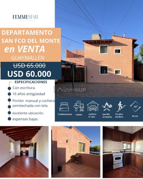 Departamento en Venta en Guaymallen, Mendoza