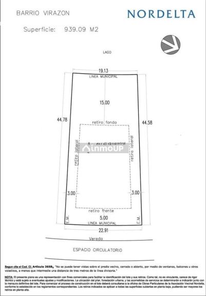 Terreno en Venta en Tigre, G.B.A. Zona Norte