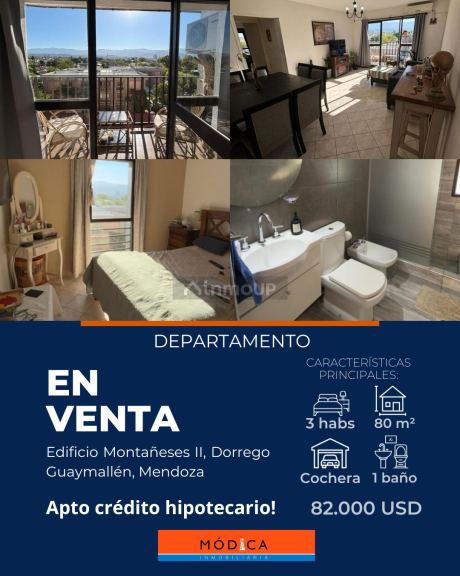 Departamento en Venta en Guaymallen, Mendoza