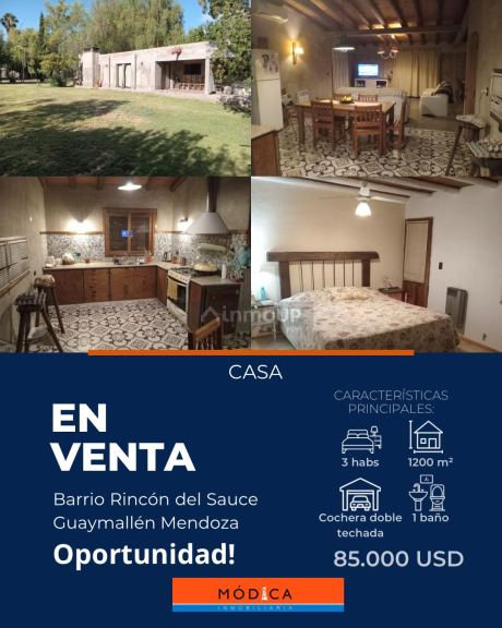 Casa en Venta en Guaymallen, Mendoza