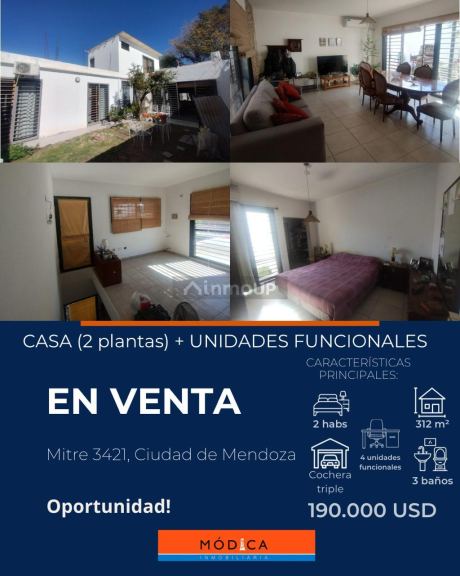 Casa en Venta en Capital, Mendoza