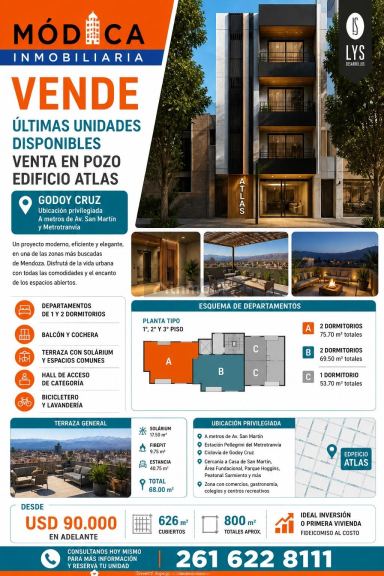 Departamento en Venta en Godoy Cruz, Mendoza
