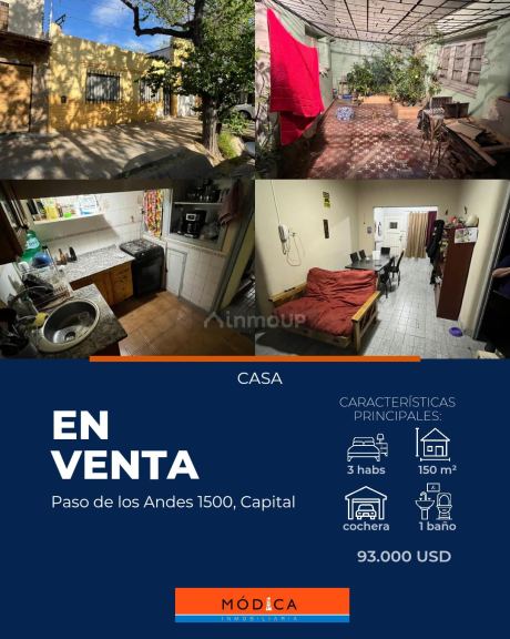 Casa en Venta en Capital, Mendoza