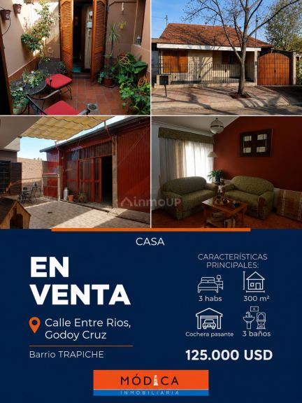 Casa en Venta en Godoy Cruz, Mendoza - USD 125.000 | Inmoup - 10