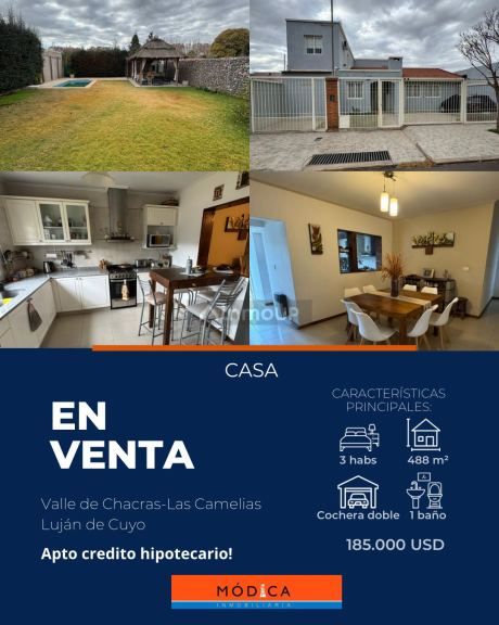 Casa en Venta en Lujan de Cuyo, Mendoza
