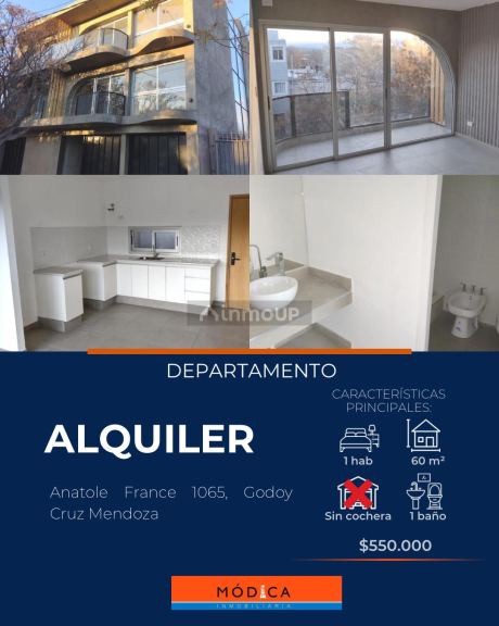 Departamento en Alquiler en Godoy Cruz, Mendoza