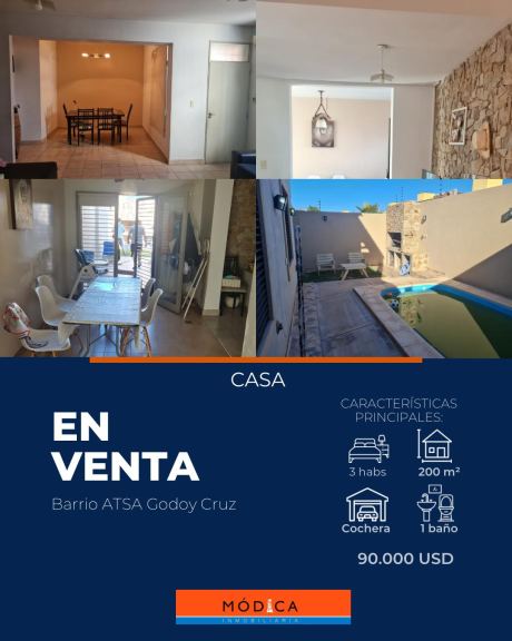 Casa en Venta en Godoy Cruz, Mendoza
