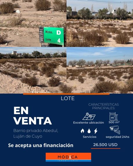 Lote en Venta en Lujan de Cuyo, Mendoza
