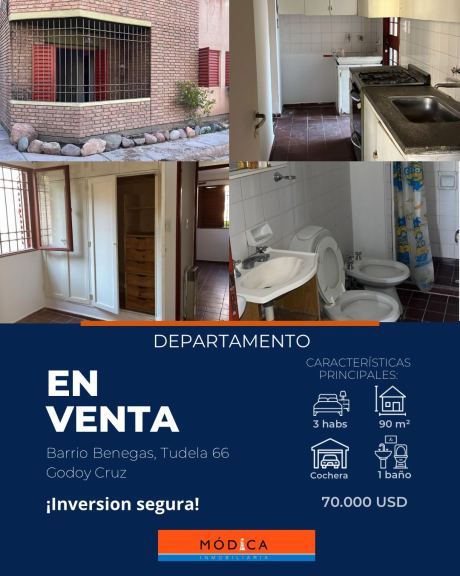 Departamento en Venta en Godoy Cruz, Mendoza