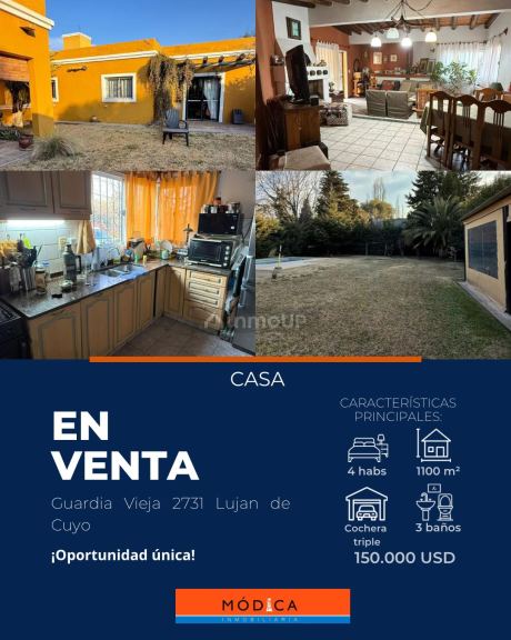 Casa en Venta en Lujan de Cuyo, Mendoza