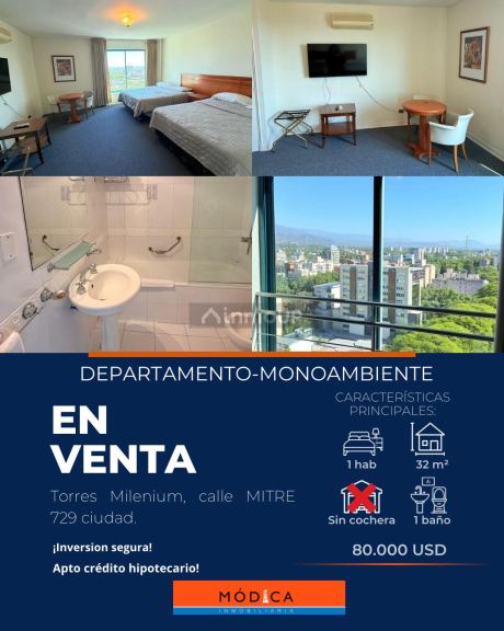 Departamento en Venta en Capital, Mendoza
